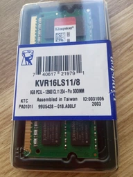 Оперативная память для ноутбука DDR3L-1600 8Gb SODIMM PC3L-12800 1.35V KVR16LS11/8 8192MB (7708559) фото от покупателей 14