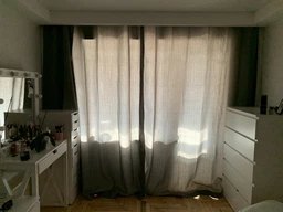 Комплект штор Блекаут Льон 150x245 см 2 шт Бежеві (739)