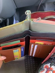 Женский кошелек ST Leather из натуральной кожи большой красного цвета для прав и паспорта (bg184fash41) фото от покупателей 1