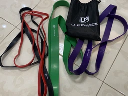 Набір для спорту петлі для підтягувань U-Powex PRO із 4 петель гумки для фітнесу + спортивні рукавички U-Powex (1609214201) фото від покупців 8
