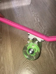 Скейт Penny Fest Pink на блакитних світяться колесах(159) фото від покупців 1