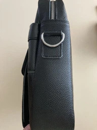 Сумка-портфель чоловіча шкіряна Tiding Bag A25-1131A Чорна фото від покупців 3