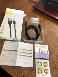 Кабель Baseus Cafule Cable Lightning – USB 1.0 м 2 A Black (CALKLF-BG1) фото від покупців 4