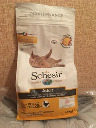 Сухой монопротеиновый корм для взрослых котов Schesir Cat Adult Chicken с курицей 10 кг (8005852760814) фото от покупателей 4