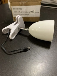 Настольная светодиодная лампа на прищепке Brille MTL-67 LED 2.2W Clip WH (L39-002)
