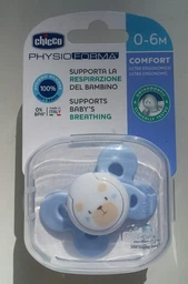 Пустышка Chicco Physio Comfort силиконовая от 2 до 6 месяцев с футляром Голубая (74911.21.00) фото от покупателей 6