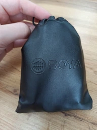 Мікрофон петличка Boya BY-M1 + хутряний вітрозахист