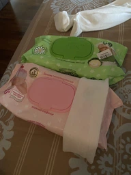 Дитячі вологі серветки Smile baby для новонароджених з клапаном 72 шт (4823071617870) фото від покупців 1