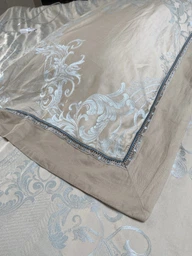 Комплект постільної білизни Word of Dream Жакард FSM 512 сімейний 150x215х2 сатин (2500000075889) фото від покупців 3
