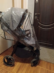 Коляска прогулочная CARRELLO Bravo CRL-8512 Linen Beige +дождевик L /1/ фото от покупателей 5