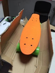 Скейт Пенни борд Penny board Fish 22" ABEC - 11 супер быстрые колеса Красный фото от покупателей 1