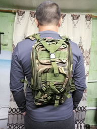 Тактический штурмовой военный рюкзак Armour Tactical М25 Oxford 600D (с системой MOLLE) 20-25 литров Олива фото от покупателей 13