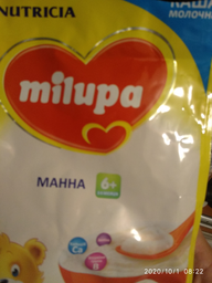Молочна каша Milupa Манна 210 г фото від покупців 3