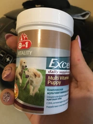 Вітаміни 8in1 Excel Multi Vitamin Puppy для цуценят та молодих собак, мультивітамін, 100 шт фото від покупців 11