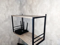 Книжкова полиця універсальна Ferrum-decor Стім 1 38x63x26 білий ДСП Дуб Артизан 16мм (XK00027) фото від покупців 8