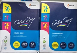 Бумага офисная картон А4, 120г/м2, 250л, Color Copy Mondi Бумага плотная А4 для принтера фото от покупателей 13