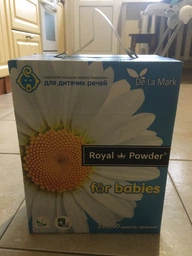 Пральний порошок безфосфатний концентрований DeLaMark Baby 1 кг DL163 фото від покупців 4