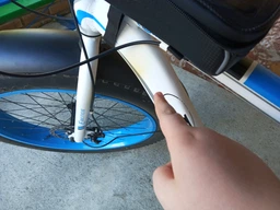 Велосипед E-motion Fatbike 26"х4.0 бело-синий (F-WHITE-BLUE) фото от покупателей 4