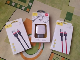 Кабель Baseus cafule Cable USB For Type-C 2A 3m Black+Red фото від покупців 2