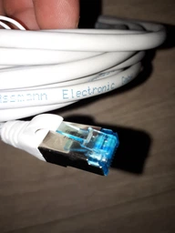 Патч-корд DIGITUS cat.5e,SF-UTP,1м,AWG 26/7,чорного кольору фото від покупців 1