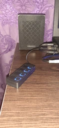 Хаб USB 2.0 4-х портовий Lapara LA-SLED4 Black (LA-SLED4 Black) фото від покупців 14