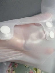 Бахилы на обувь резиновые от воды и грязи Lesko SB-108 S 34-35 White (14999) фото от покупателей 4