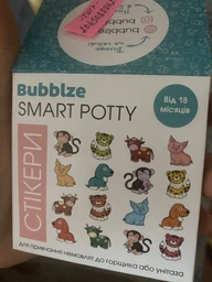 Наклейка для приучения к горшку Bubblze Smart Potty 1 шт - Собачка (03B0104) фото от покупателей 6