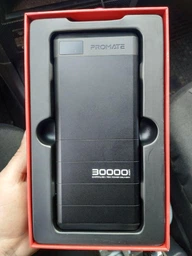 УМБ Promate Capital-30 30000 mAh, 65W USB-C PD, 22.5W USB-A QC3.0 Black (capital-30.black)