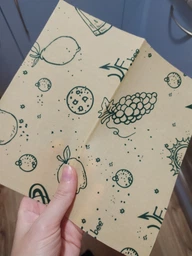 Вощанки (багаторазові вощені обгортки) для продуктів Uf.Bee - Набір з 3 штук фото от покупателей 2