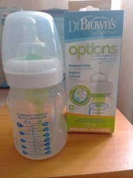 Антиколікова пляшечка для годування Dr. Brown's Options+ з широким горлечком 150 мл WB51600-ESX фото від покупців 2