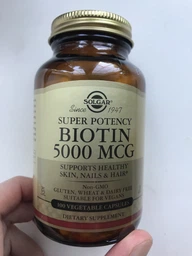 Биотин Solgar Biotin 5000 мкг 100 капсул (SOL-00314) фото от покупателей 3