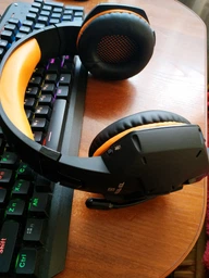 Навушники Real-El GDX-7700 Surround 7.1 Black-orange (EL124100016)