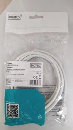 Кабель мультимедийный miniDisplayPort M to DisplayPort M 2.0m Digitus (AK-340102-020-W) (255144) фото от покупателей 1