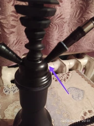 Кальян Hookah MK78-54 для дома на 2 трубки фото от покупателей 3