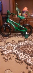 Велосипед дитячий двоколісний 20" Like2bike Dark Rider колір чорно-зелений Like2bike ЦБ-00252675