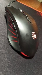 Миша A4Tech Q81 Bloody Neon XGlide Black USB + килимок