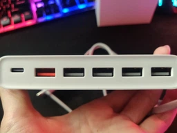 Зарядній пристрій Xiaomi Multiple Hub 6 USB 60W QC3.0 CDQ06ZM White (GDS4076CN) фото від покупців 3