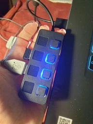 Хаб USB 2.0 4-х портовий Lapara LA-SLED4 Black (LA-SLED4 Black) фото від покупців 12