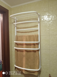 Полотенцесушитель электрический ELNA Каскад-9 890х530х270 белый п/п с полкой и терморегулятором