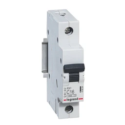 Автоматический выключатель Legrand C6 1Р 4.5 kA (419661)