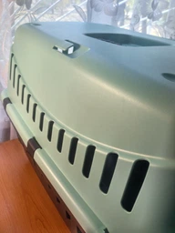 Переноска MP Bergamo Gipsy 2 large металлическая дверца 58х38х38h см Light Green (8058093276606) фото от покупателей 6