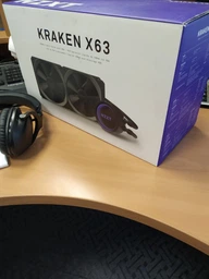 Система жидкостного охлаждения NZXT Kraken X63 - 280 мм AIOLiquid Cooler with RGB LED (RL-KRX63-01) фото от покупателей 14