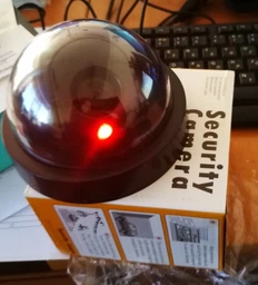 Купольная камера видеонаблюдения муляж DUMMY BALL 6688, Видео камера обманка фото от покупателей 7
