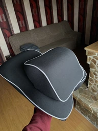 Ортопедична подушка під спину в автомобіль Lagodrive Lago Comfort 49x40x12см Чорна фото від покупців 3