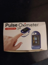 Пульсометр оксиметром напальченый (пульсоксиметр) Promise RZ50D Blue фото від покупців 8