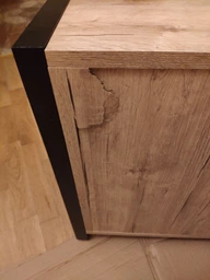 Тумба універсальна Ferrum-decor Вів'єн 3 50x41x40 чорний ДСП Дуб Сонома 16мм (XK00148) фото від покупців 6