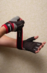 Рукавички для фітнесу Tavialo Men M Black-Gray-Red (189205007) фото від покупців 5