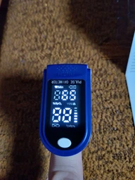 Пульсоксиметр на палець Pulse Oximeter LK87 автоматичний фото від покупців 5
