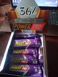 Батончик Power Pro Protein Bar 36%, 60 грам - Моккачино фото от покупателей 4