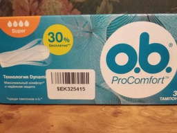 Тампони o.b. ProComfort Super 32 шт. (3574661047188/3574661331171) фото від покупців 1